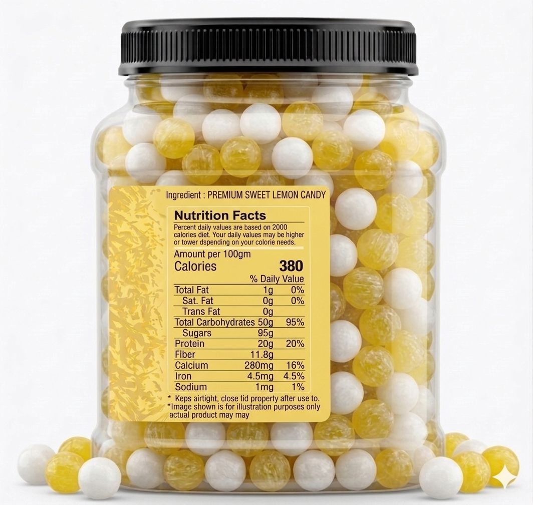 Premium Sweet Lemon Candy – Tangy & Refreshing Flavor | Delicious Treat