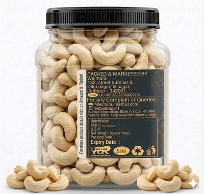 Premium Cashews (Kaju) – Crunchy & Delicious Whole Nuts | High Quality