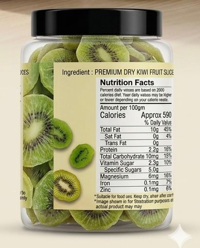 Premium Dry Kiwi – Sweet & Tangy Delight